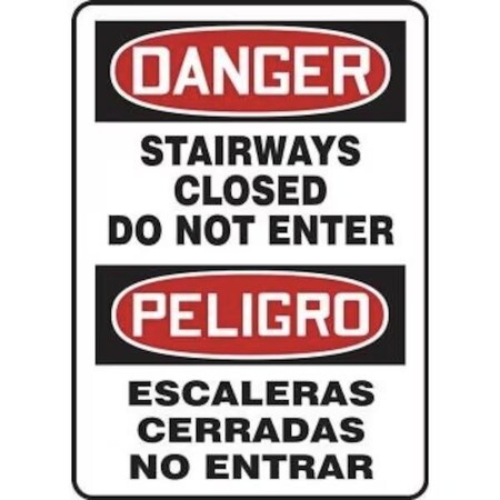 Accuform BILINGUAL OSHA DANGER SAFETY SIGN MSAD111VS MSAD111VS